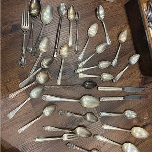 Vintage Silverware Set